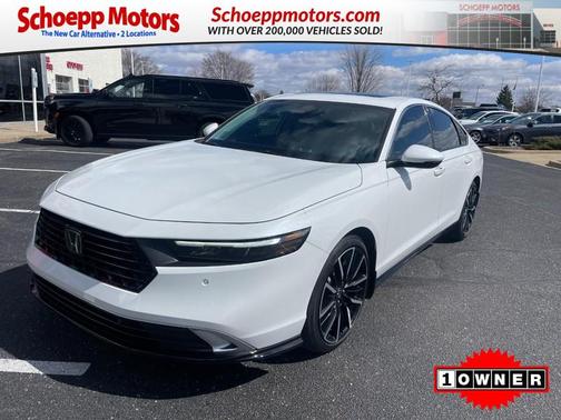 Platinum White Pearl 2024 Honda Accord Hybrid Touring