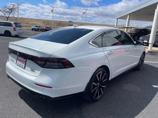 Platinum White Pearl 2024 Honda Accord Hybrid Touring