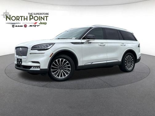 Pristine White 2021 Lincoln Aviator Reserve AWD