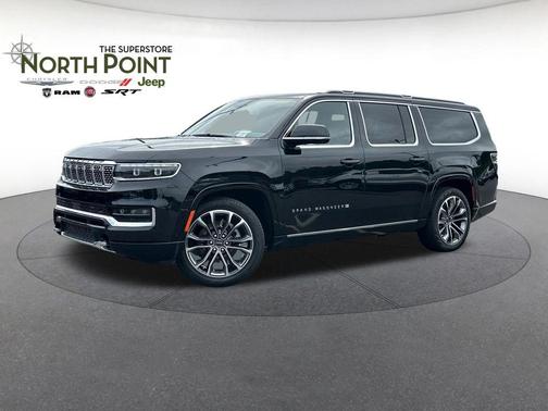 Diamond Black Crystal Pearlcoat 2024 Jeep Grand Wagoneer L Series III 4x4