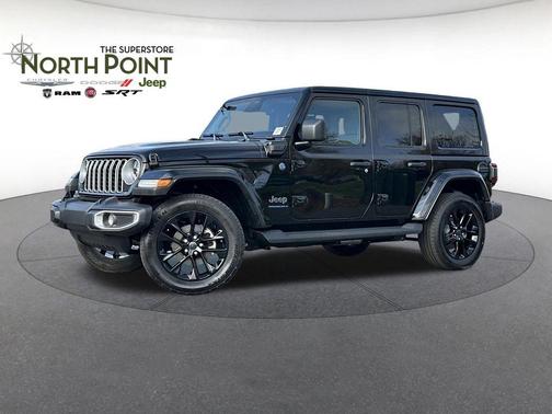 Black Clearcoat 2025 Jeep Wrangler 4xe Sahara