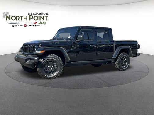 Black Clearcoat 2024 Jeep Gladiator Willys