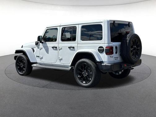 Bright White Clearcoat 2025 Jeep Wrangler 4xe Sahara