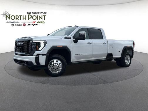 White Frost Tricoat 2024 GMC Sierra 3500 Denali