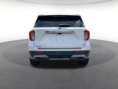 Star White Metallic Tri-Coat 2020 Ford Explorer Platinum