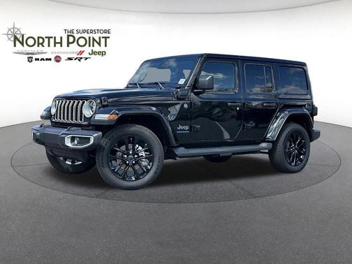 Black Clearcoat 2025 Jeep Wrangler 4xe Sahara