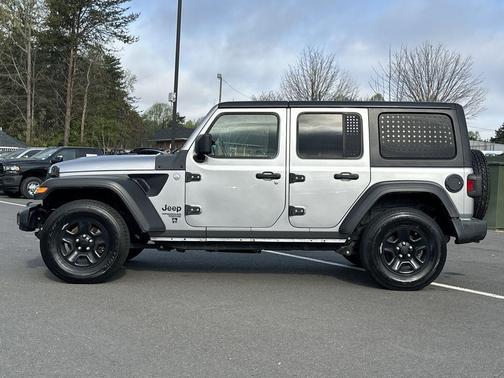 Billet Silver Metallic Clearcoat 2021 Jeep Wrangler Unlimited Sport