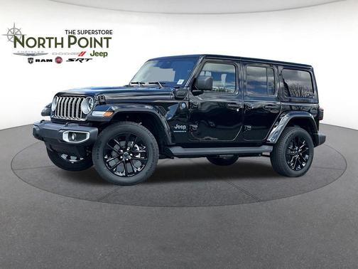 Black Clearcoat 2025 Jeep Wrangler 4xe Sahara