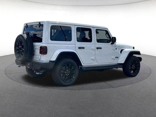 Bright White Clearcoat 2025 Jeep Wrangler 4xe Sahara
