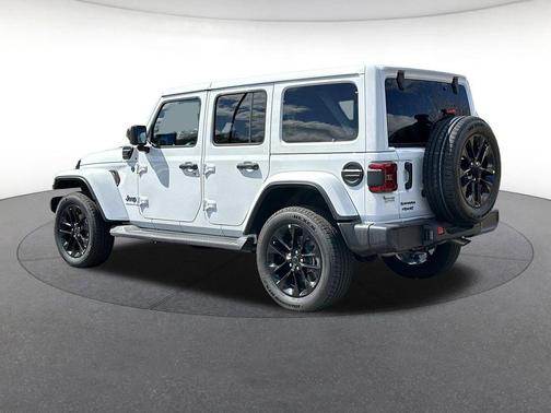 Bright White Clearcoat 2025 Jeep Wrangler 4xe Sahara