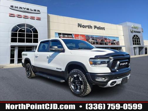 Bright White Clearcoat 2021 RAM 1500 Rebel