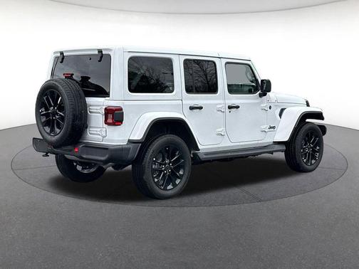 Bright White Clearcoat 2025 Jeep Wrangler 4xe Sahara