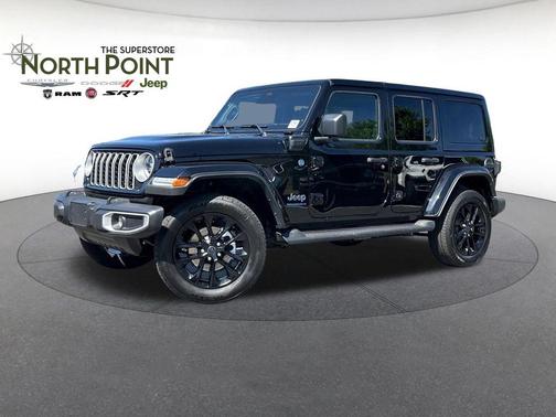 Black Clearcoat 2025 Jeep Wrangler 4xe Sahara