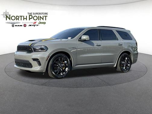Destroyer Gray Clearcoat 2022 Dodge Durango Orange Sport AWD