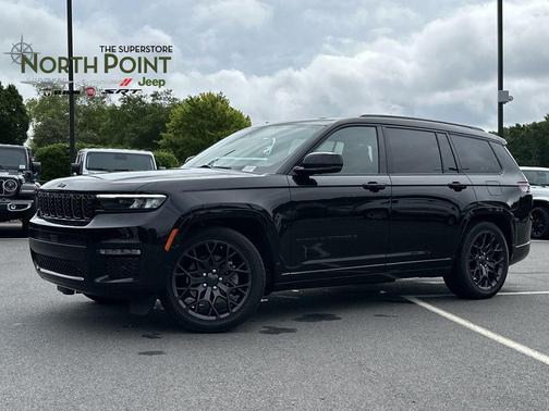 Diamond Black Crystal Pearlcoat 2025 Jeep Grand Cherokee L Summit Reserve