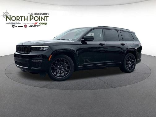 Diamond Black Crystal Pearlcoat 2025 Jeep Grand Cherokee L Summit Reserve