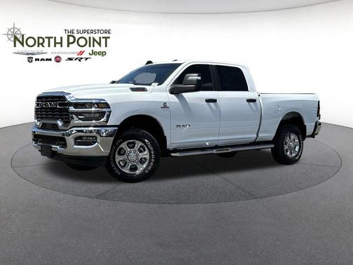 Bright White Clearcoat 2025 RAM 2500 Big Horn Crew Cab 4x4 6'4' Box