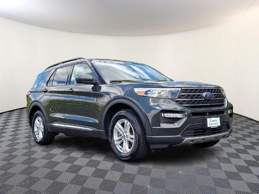 FORGED GREEN METALLIC 2022 Ford Explorer XLT
