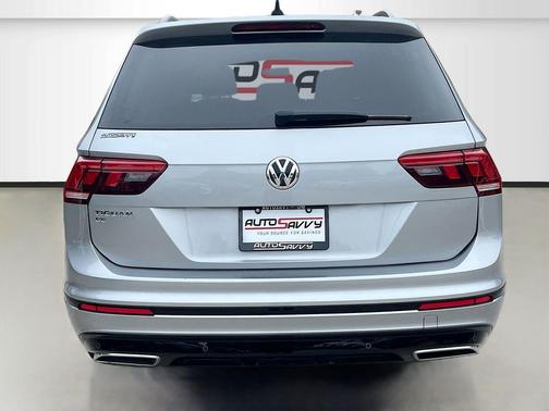 Silver Metallic 2020 Volkswagen Tiguan 2.0T SE R-Line Black