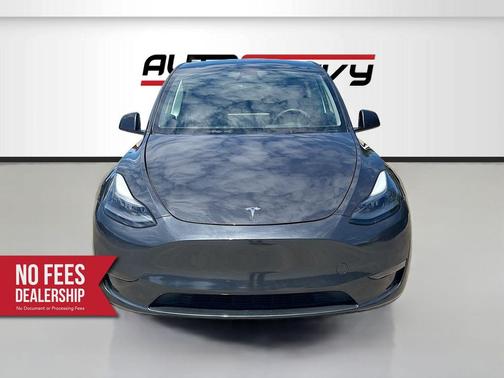 Solid Black 2024 Tesla Model Y Long Range Single Motor Rear-Wheel Drive