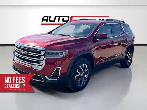 Volcanic Red Tintcoat 2023 GMC Acadia FWD SLE