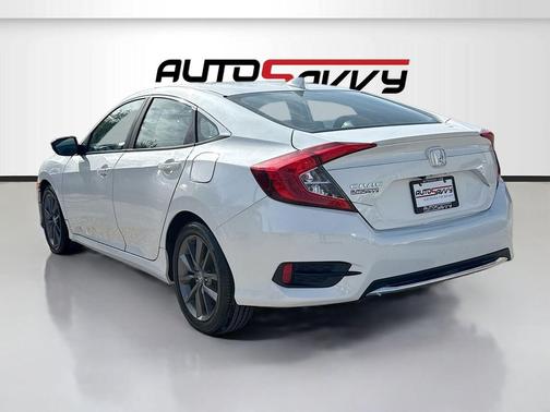 Platinum White Pearl 2020 Honda Civic EX-L