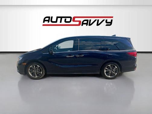 Obsidian Blue Pearl 2024 Honda Odyssey Elite