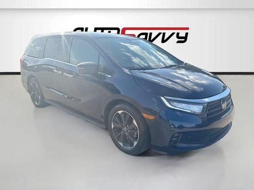 Obsidian Blue Pearl 2024 Honda Odyssey Elite