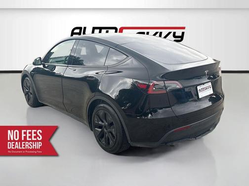 Solid Black 2025 Tesla Model Y Long Range Dual Motor Rear-Wheel Drive