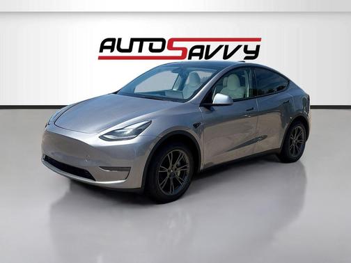 Stealth Grey 2025 Tesla Model Y Long Range Dual Motor Rear-Wheel Drive