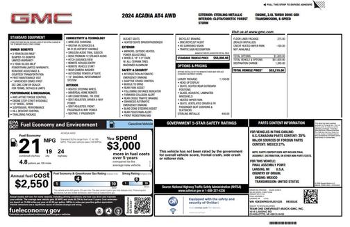Sterling 2024 GMC Acadia AT4
