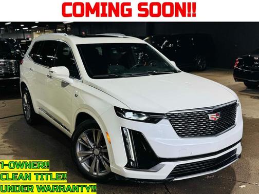 Crystal White Tri-Coat 2024 Cadillac XT6 Premium Luxury AWD