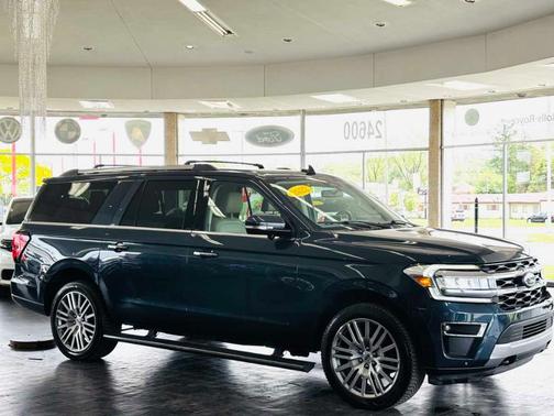 Stone Blue Metallic 2022 Ford Expedition Max Limited