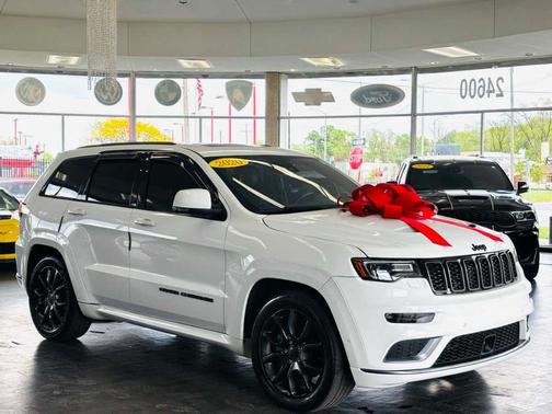 Bright White Clearcoat 2020 Jeep Grand Cherokee High Altitude