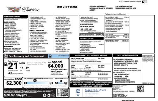 2021 Cadillac CT5 V-Series