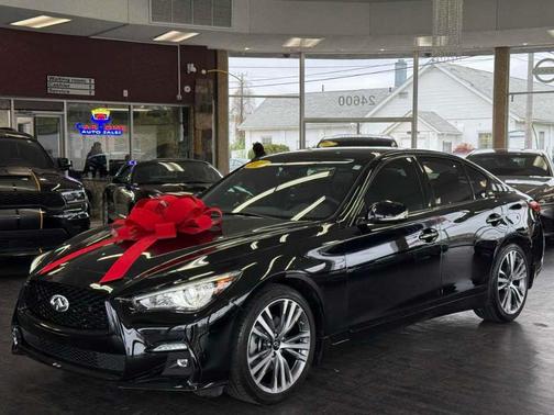 Black Obsidian 2024 INFINITI Q50 SENSORY