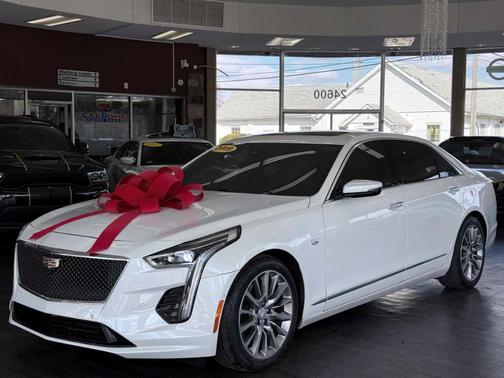 Crystal White Tri-Coat 2019 Cadillac CT6 3.6L Premium Luxury