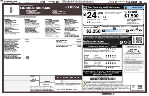 2024 Lincoln Corsair Premiere