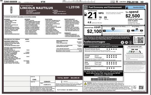 2023 Lincoln Nautilus Reserve