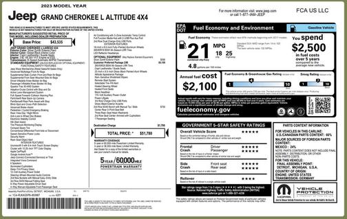 2023 Jeep Grand Cherokee L Laredo