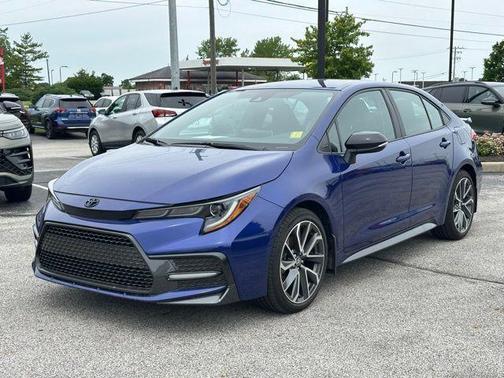 Blue 2021 Toyota Corolla SE
