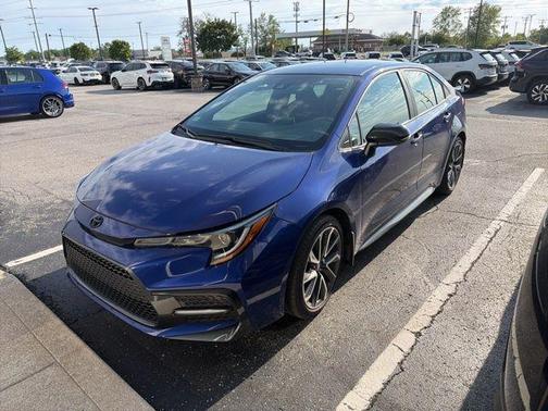 Blue 2021 Toyota Corolla SE
