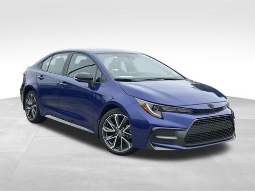 Blue 2021 Toyota Corolla SE