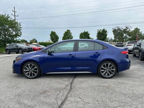Blue 2021 Toyota Corolla SE