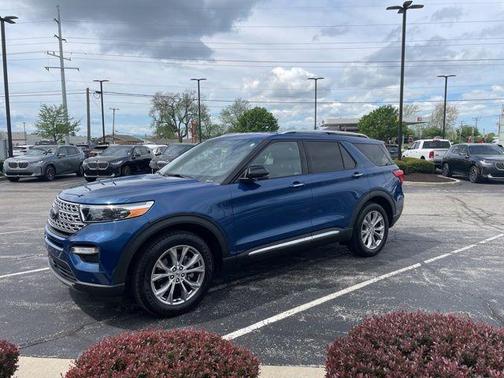 Atlas Blue Metallic 2020 Ford Explorer Limited