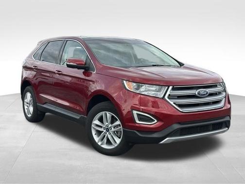 Ruby Red Metallic 2018 Ford Edge SEL