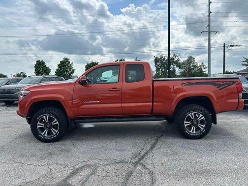 Inferno Red 2017 Toyota Tacoma TRD Sport