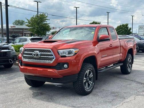 Inferno Red 2017 Toyota Tacoma TRD Sport