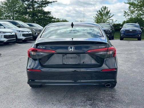 Black 2024 Honda Civic Sport