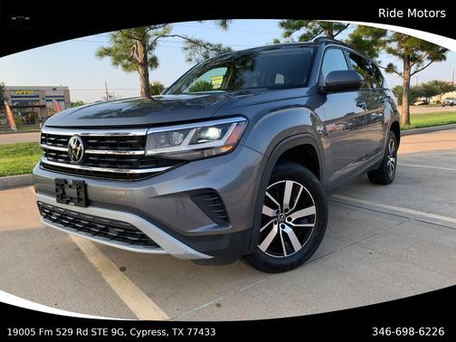 Platinum Gray Metallic 2021 Volkswagen Atlas 2.0T SE